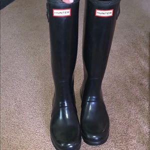 Hunter women’s original gloss tall rain boot